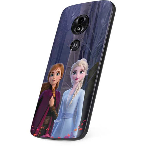 Disney Frozen II Anna and Elsa Moto E5 Play Skin